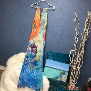 GORGEOUS S-Twelve Embellished Maxi Dress Small